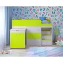 Кровать Кариви КИВи 184x113x84 см ЛДСП цвет лайм 00004-30-24-00