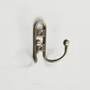 Крючок мебельный двухрожковый Сима Ленд 7x3x6.50 см цвет бронза 1866188