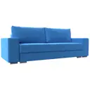 Диван прямой Лига Диванов Дрезден 250x80x107 см велюр цвет голубой