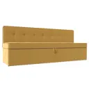 Диван Лига Диванов Техас 184x83x64 см микровельвет цвет желтый