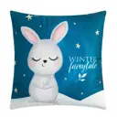 Подушка Этель Winter fairy 7787632, 40x40 см, цвет синий
