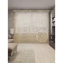 Тюль на шторной ленте Египетский рассказ 310х265 см цвет коричневый