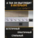 Стеновая панель матовая Фартукофф Голубая орхидея 100x60x0.15 см ПВХ цвет разноцветный