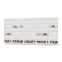 Стеновая панель Фартукофф Керамика choko 100x60x0.15 см ПВХ цвет разноцветный