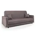 Диван Шарм-Дизайн Мелодия 33070602 215x100x100 см рогожка цвет коричневый