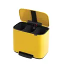 Ведро для мусора Brabantia Pedal bin Bo 121043 33л цвет желтый