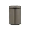 Ведро для мусора Brabantia NewIcon настенный 116223 3л цвет платиновый