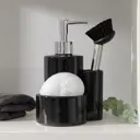 Дозатор для жидкого мыла Доляна 6073194 цвет черный