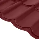 Металлочерепица 0.4 мм 1150x1180 мм RAL 3005 красный