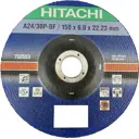 Диск зачистной по металлу тип 27 Hitachi 150x22.2x6 мм
