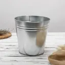 Кашпо 2499757 Simaland 21 см 5 л сталь серебристый