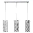 Люстра потолочная MW 354014303 3 лампы 6 м² цвет хром