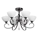 Люстра потолочная MW 315011906 6 ламп 18 м² цвет хром