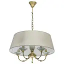 Люстра потолочная MW 713010705 5 ламп 10 м² цвет латунь