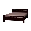 Кровать Эстери-2 96x76.5x209 см цвет темный орех