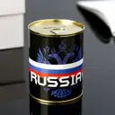 Копилка-банка металл "Russia" 7.3x9.5 см