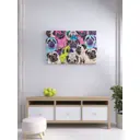 Картина без обрамления Great idea "Мопсы" 60x100 см