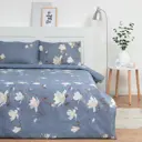 Комплект постельного белья Экономь и я 9050350, двуспальный, микрофибра цвет синий