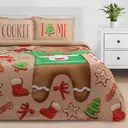 Комплект постельного белья Этель 4562110, полутораспальный, бязь цвет бежевый