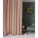 Штора на шторной ленте Полоса Terracotta 180x270 см цвет терракотовый