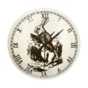 Ручка-кнопка Blumenhaus керамическая Часы с кроликом цвет белый 6 шт