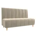 Диван Лига Диванов Ральф 104140 153x101x62 см микровельвет цвет бежевый