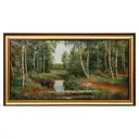 Гобеленовая картина "Лесной уголок" 48x87 см