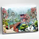 Картина по номерам Molly 40x50 см Японский Пейзаж (28 цветов)