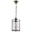 Люстра подвесная ARTE LAMP A8286SP-1AB Bruno 1 лампа 3 м² цвет разноцветный