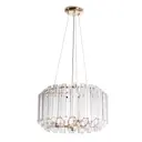 Люстра подвесная ARTE LAMP A2848SP-3GO Jastin 3 лампы 9 м² цвет жёлтый золотой