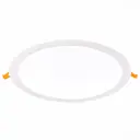 Светильник точечный светодиодный встраиваемый ALMA LIGHT ALD00139WH-3000K-LED.1x24W под отверстие 285 мм 8 м² теплый белый свет цвет белый