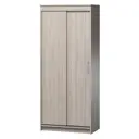Шкаф-купе Шарм-дизайн Эконом 220x120x45 см 7 полок ЛДСП цвет ясень шимо
