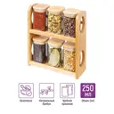 Банка для сыпучих продуктов Elan gallery 0.25 л стекло цвет прозрачный