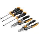 Набор отверток Felo Ergonic 40090504 PH / PZ / SL бокорезы и пассатижи, 5 предм.