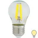 Лампа светодиодная Osram E27 220 В 5 Вт шар 600 лм, тёплый белый свет
