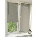 Жалюзи горизонтальные пластиковые Delfa 160x60 см цвет серебро