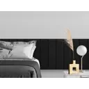 Комплект мягких панелей Tartilla прямоугольник эко кожа цвет черный 600х150х35мм 4шт