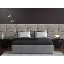 Комплект мягких панелей Tartilla прямоугольник шелк цвет коричневый 600х300х29мм 4шт