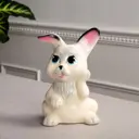 Копилка "Зайчик" белая керамика 24 см