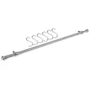 Кухонный рейлинг Big House BH1100-RCK6o 110x1.6x1.6 см Металл цвет хром