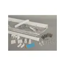 Карниз для римских штор Delfa df-103975, 62x180 см, металл, цвет белый