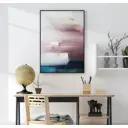 Постер 28 картин "Абстрактный пейзаж" 70x50 см в подарочном тубусе без рамы