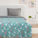 Покрывало LoveLife 7110984, 145x210 см, полиэстер, цвет синий