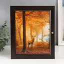 Ключница Simaland "Олень в лесу" венге 24x29 см
