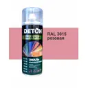 Эмаль аэрозольная DETON DTN-A70650 алкидная RAL 3015 розовый глянцевый 520 мл