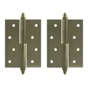 Петли дверные разъемные Нора-М 610-4 10607 правые, 100x75x2.5 мм, 2 шт, цвет бронза