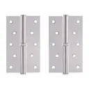 Петли дверные разъемные Нора-М 750-5 10602 правые, 125x75x2.5 мм, 2 шт, цвет хром