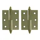 Петли дверные разъемные Нора-М 610-3 11631 правые, 75x63x2.5 мм, 2 шт, цвет бронза