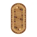 Ковер Нева Тафт Фокус 17.23.1y овальный 100x200 см