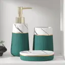 Набор аксессуаров Savanna 7500331 цвет зелёный мрамор